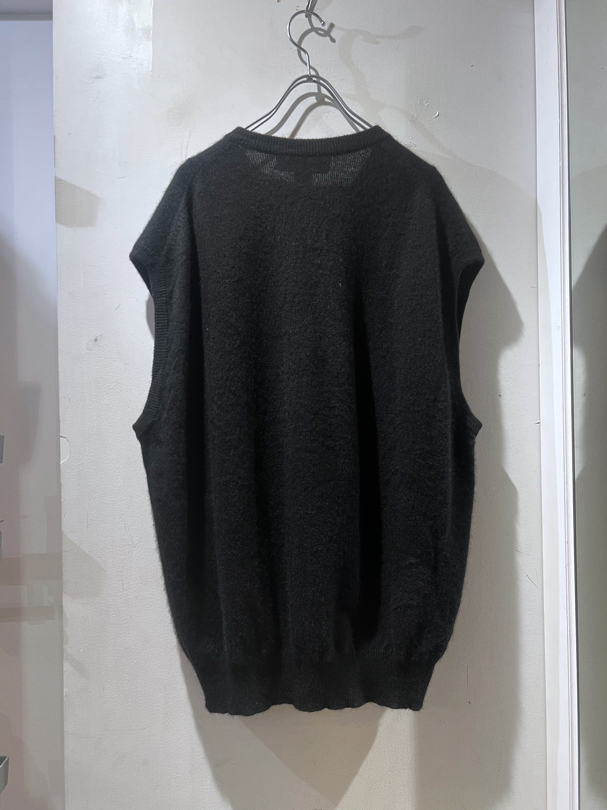 Black Cashmere Vest