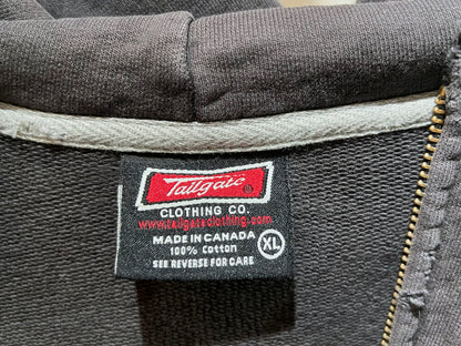90's Vintage TAILGATE Zip Up Hoodie