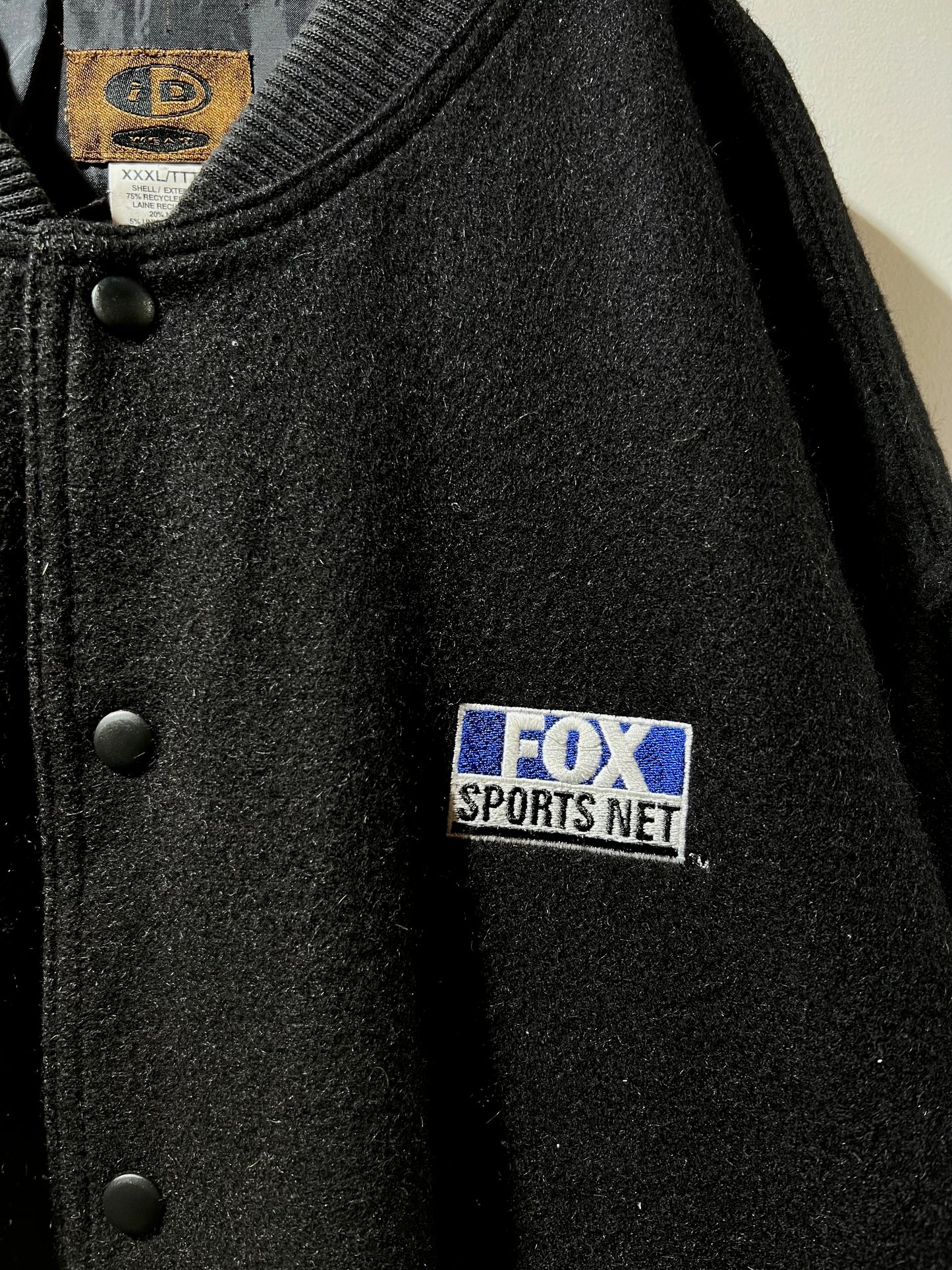 iD Wear Fox Sports Net Wool Varsity Jacket