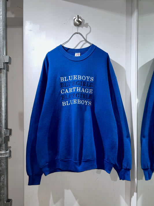 Vintage JERZEES Blueboys Bluegirls Embroidered Sweatshirt