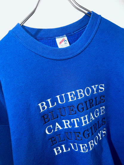 Vintage JERZEES Blueboys Bluegirls Embroidered Sweatshirt