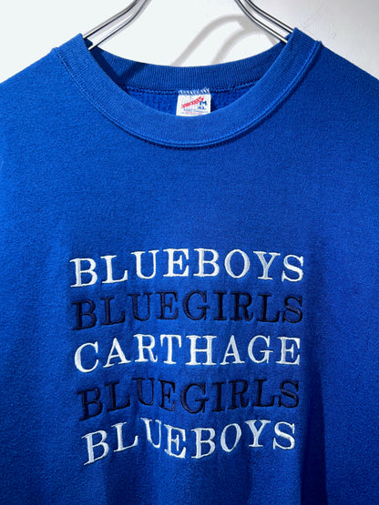 Vintage JERZEES Blueboys Bluegirls Embroidered Sweatshirt