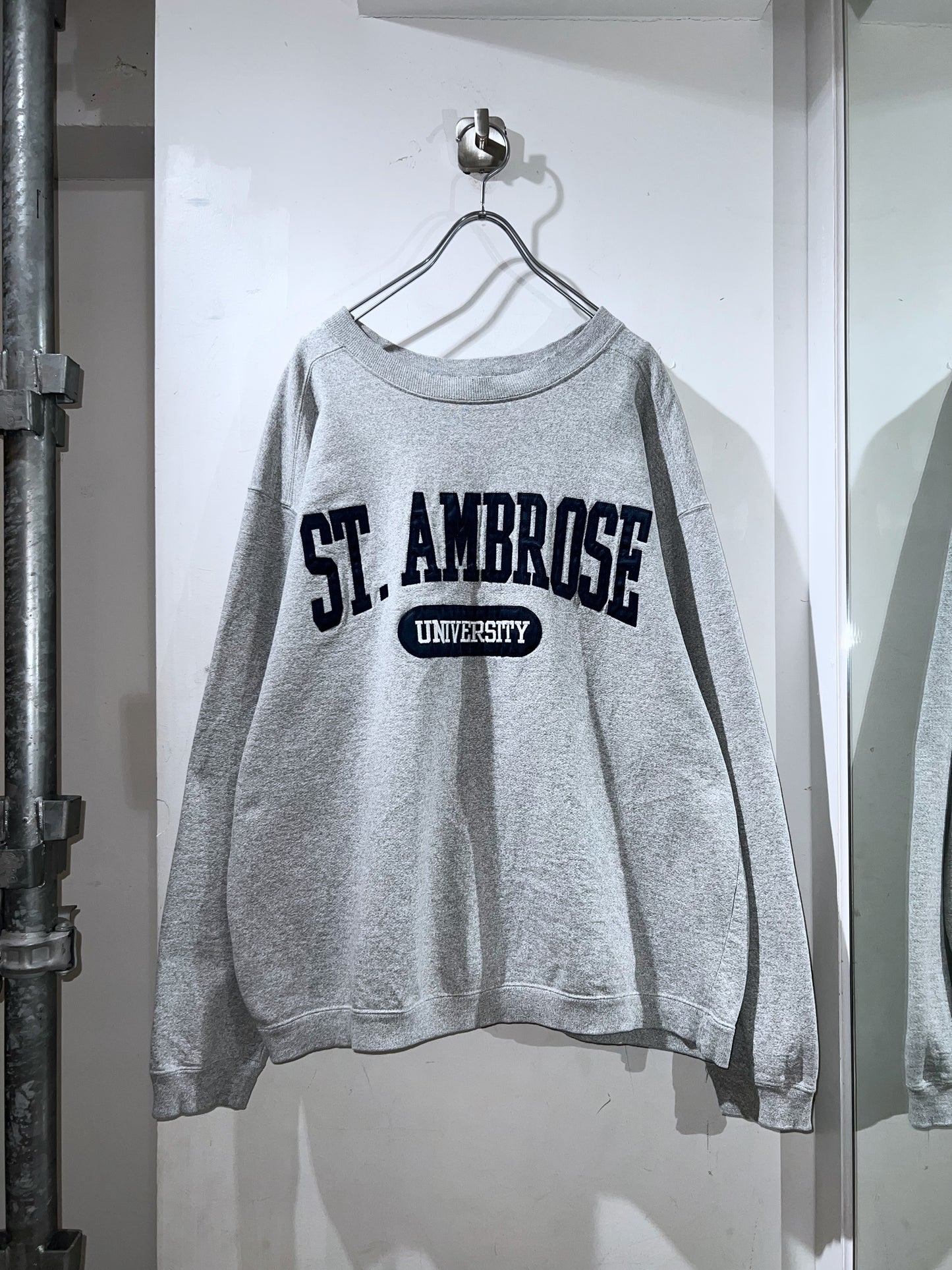 Vintage The Cotton Exchange College Logo Sweat