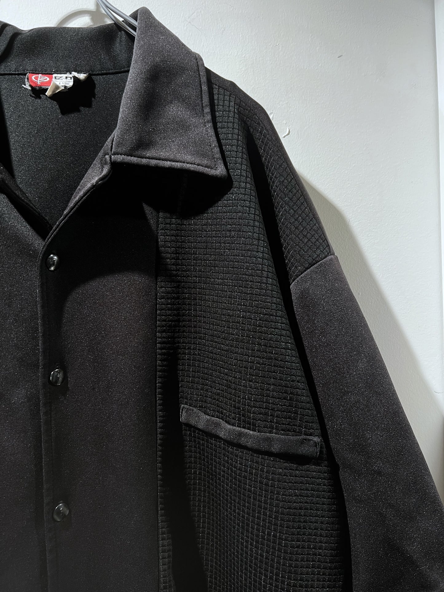 90-00s Vintage Is It U Jacquard Bowling Shirt