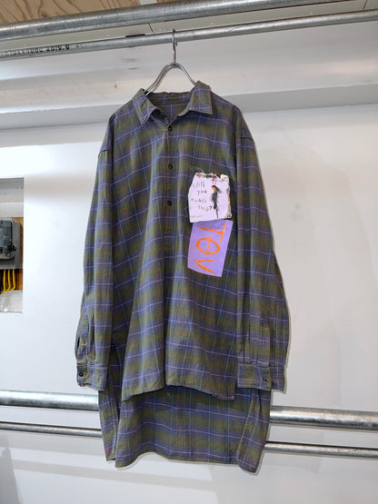 CLEAR-EYED "Will you touch this?" Long Shirt