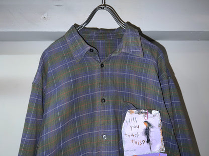 CLEAR-EYED "Will you touch this?" Long Shirt
