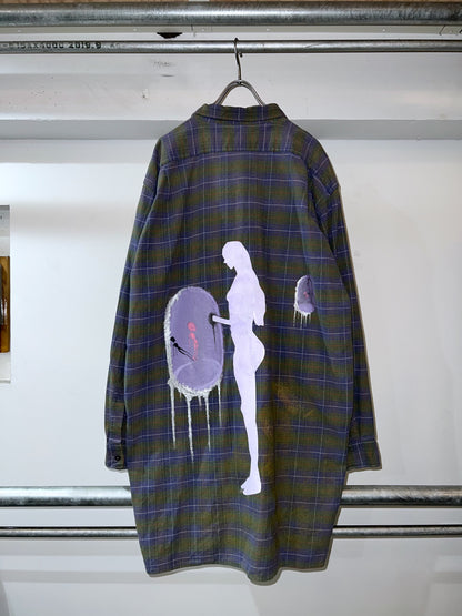 CLEAR-EYED "Will you touch this?" Long Shirt