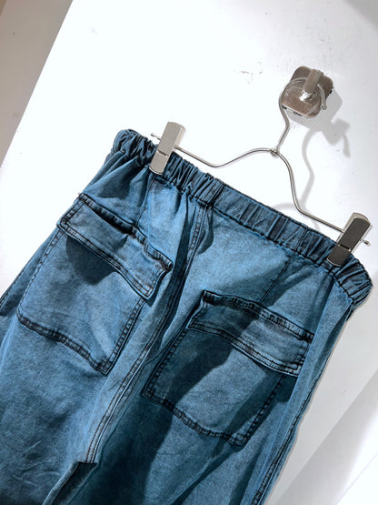 20s Barrel Chemical Wash Cynch Pants