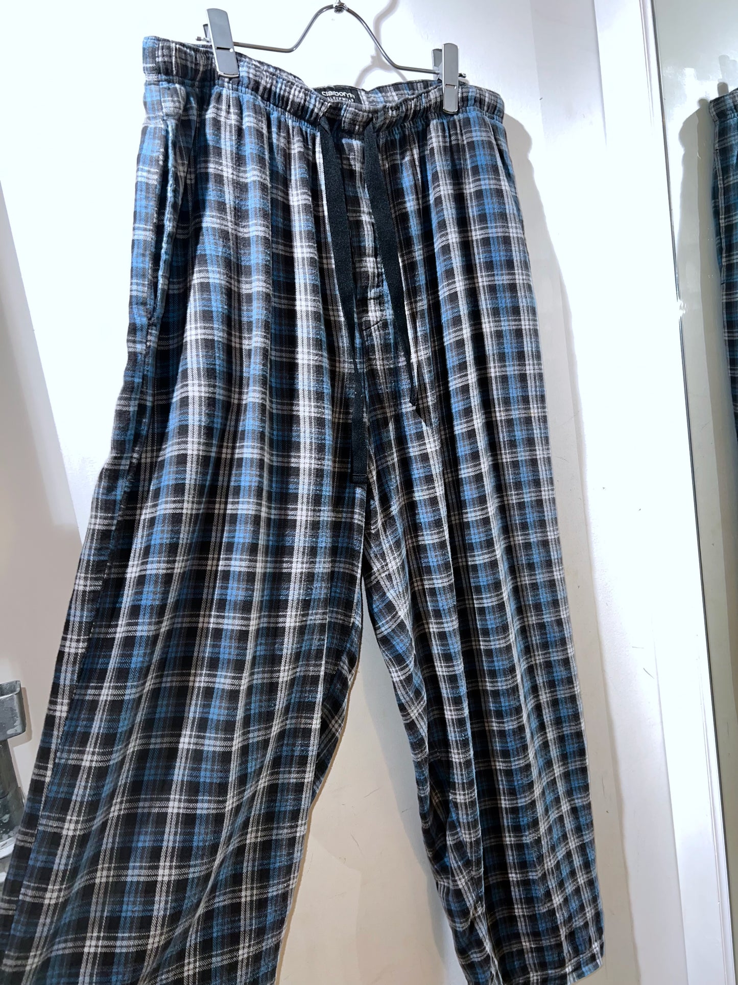 Claiborne Plaid Wide EZ Pants