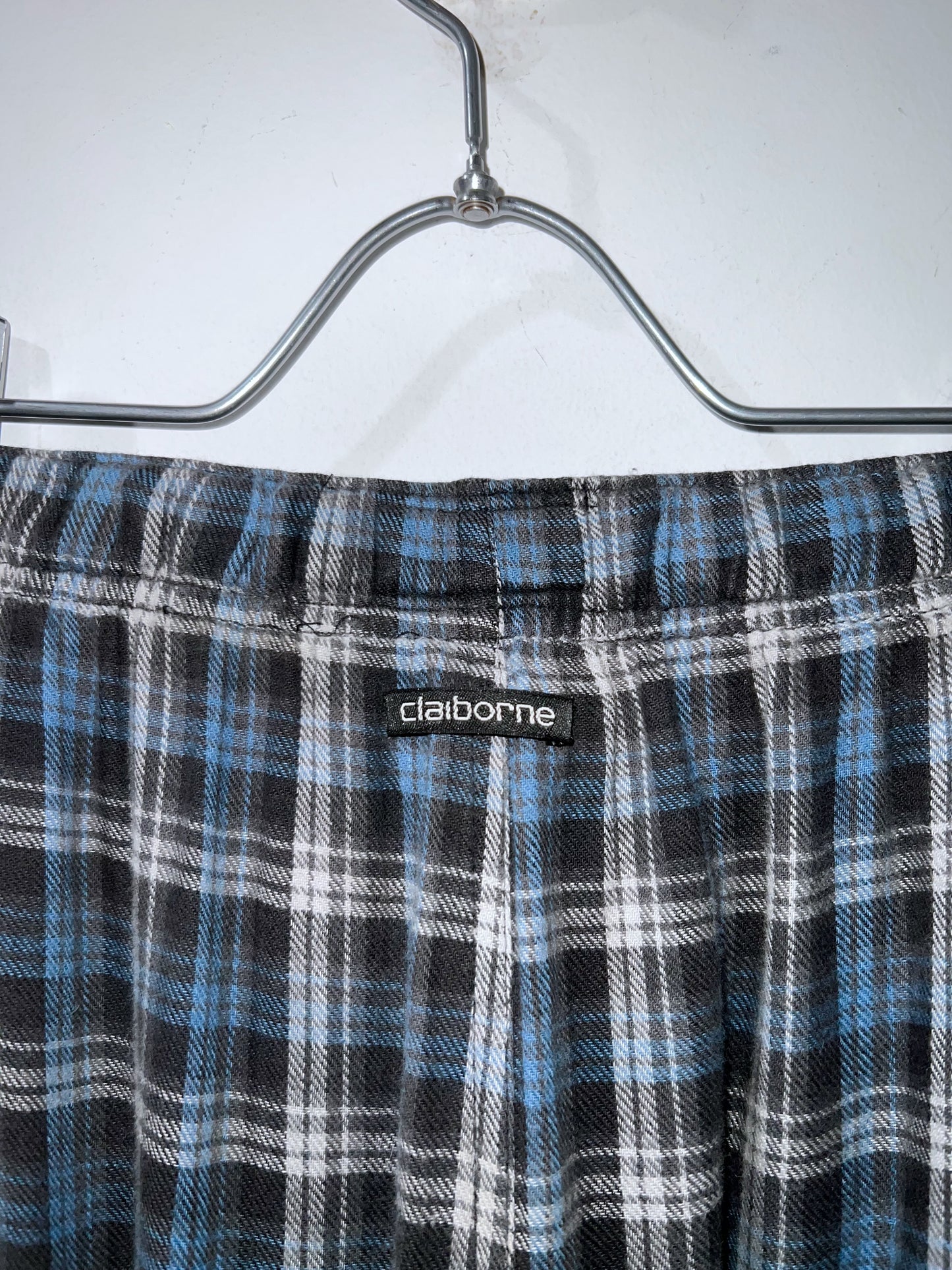 Claiborne Plaid Wide EZ Pants