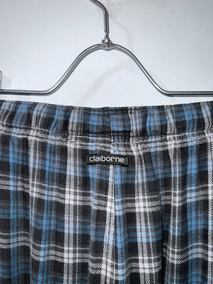 Claiborne Plaid Wide EZ Pants