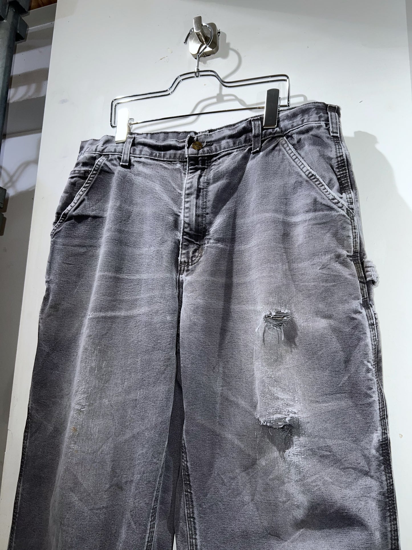Carhartt Grey Hard Canvas Worker Pants