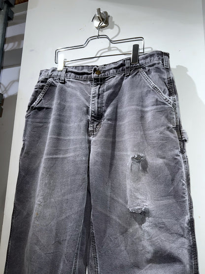 Carhartt Grey Hard Canvas Worker Pants