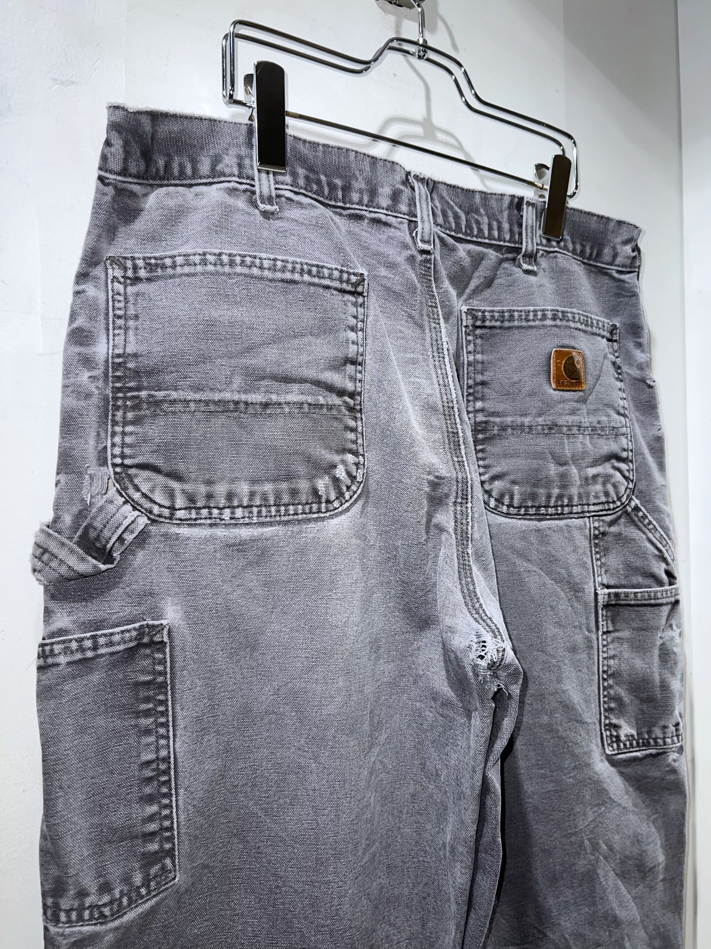 Carhartt Grey Hard Canvas Worker Pants