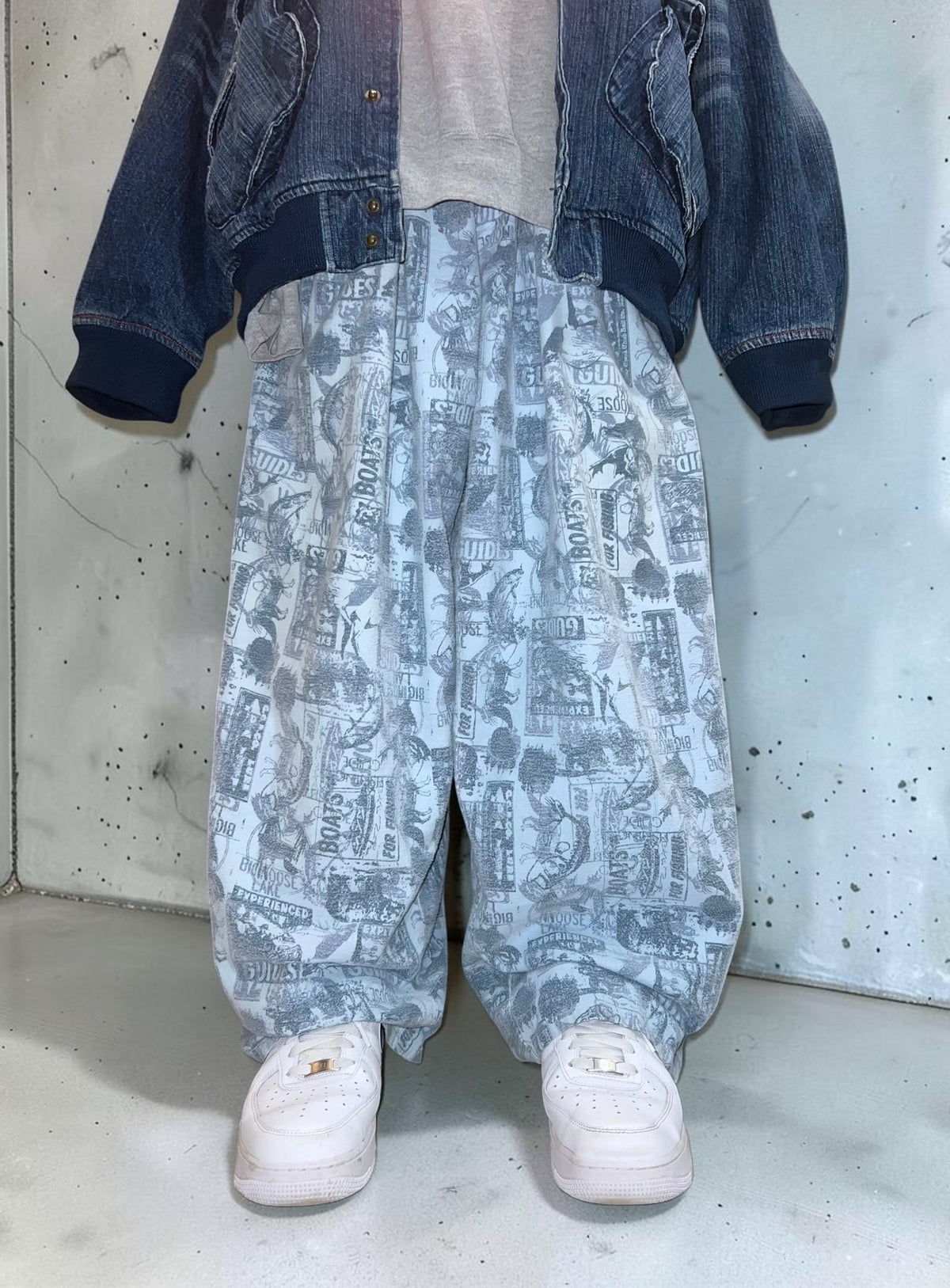 Faded Glory Vintage ad Pattern EZ Pants