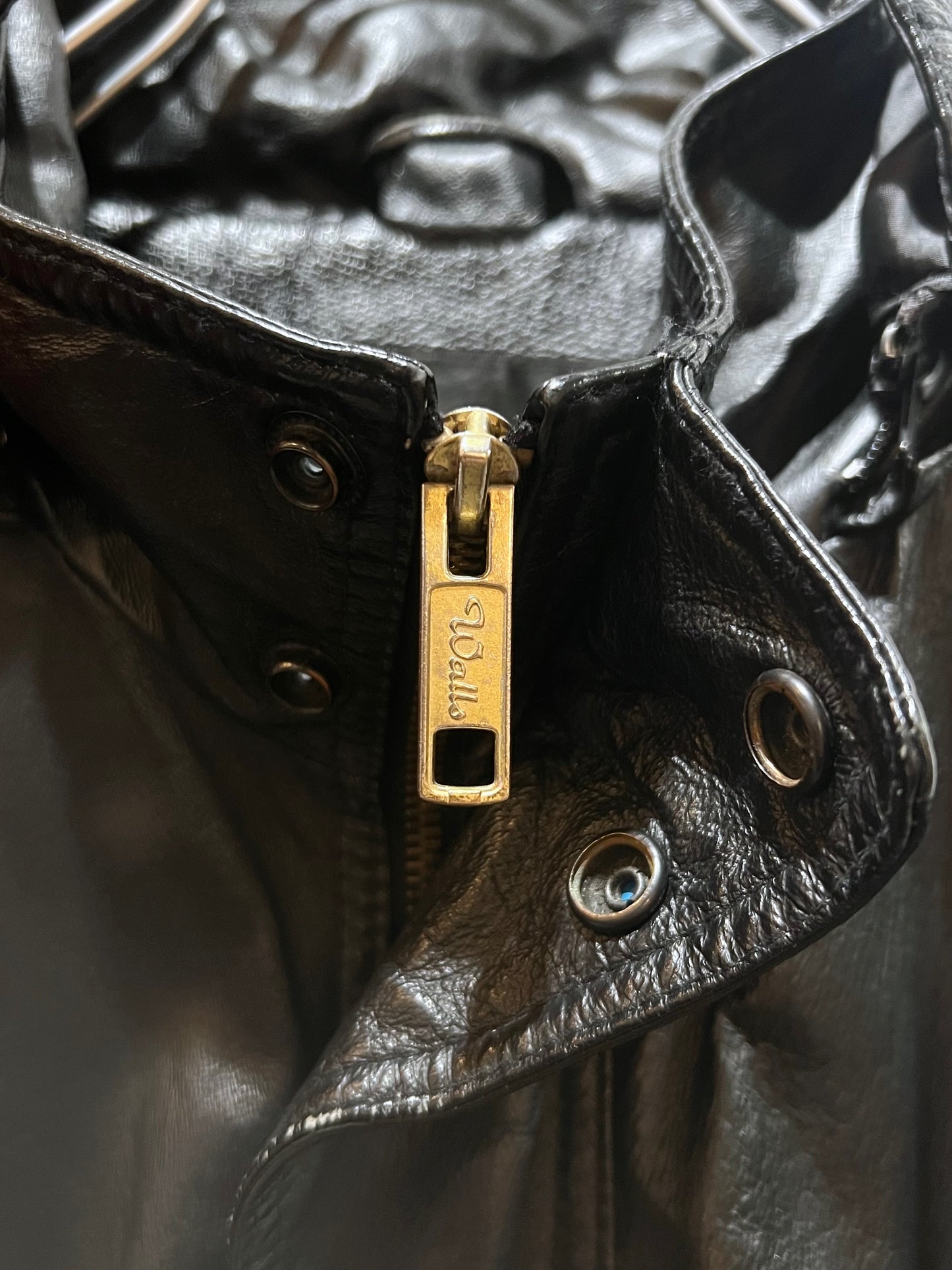 Vintage Phase Two Leather Parka with lining