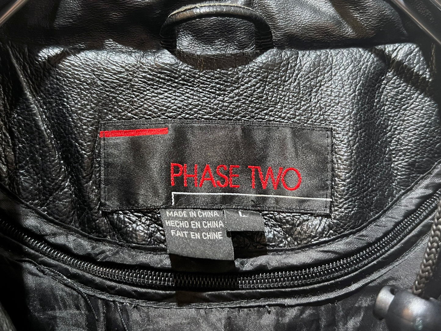 Vintage Phase Two Leather Parka with lining