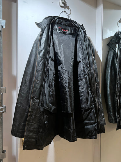 Vintage Phase Two Leather Parka with lining