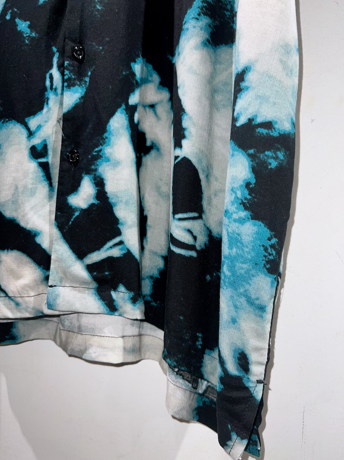 Rayon Open Collar Shirt