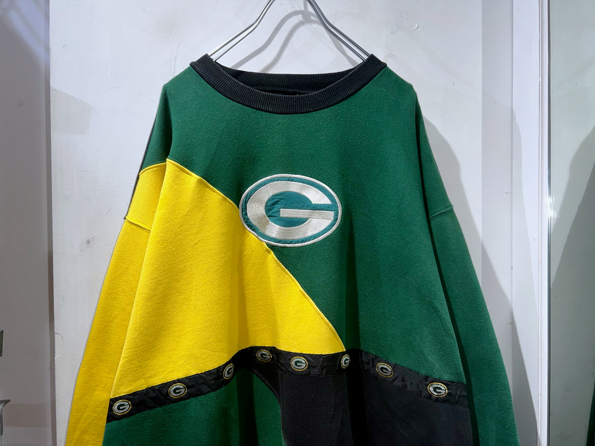 90s Packers Colorblock Sweatshirt