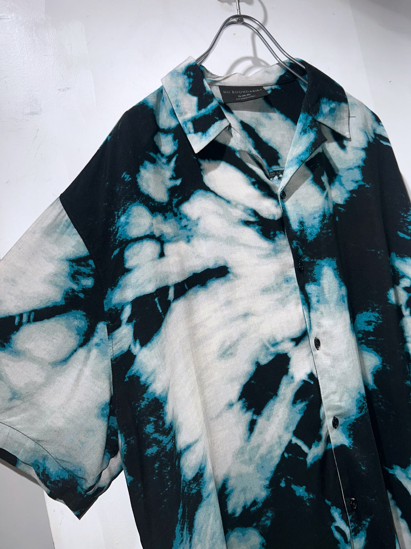 Rayon Open Collar Shirt