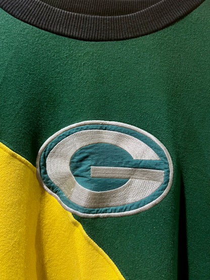 90s Packers Colorblock Sweatshirt