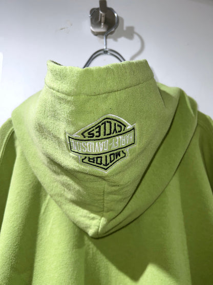 Harley-Davidson Lime Embroidery Hoodie
