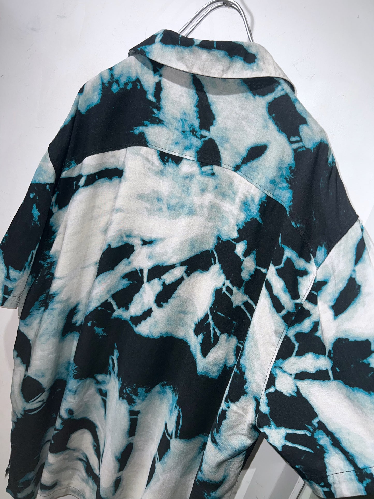 Rayon Open Collar Shirt