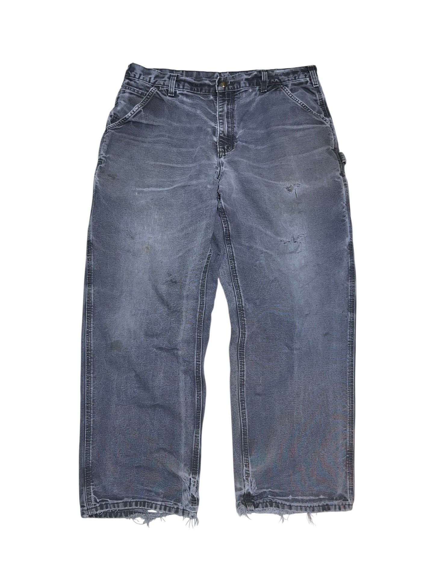 Carhartt Grey Hard Canvas Worker Pants