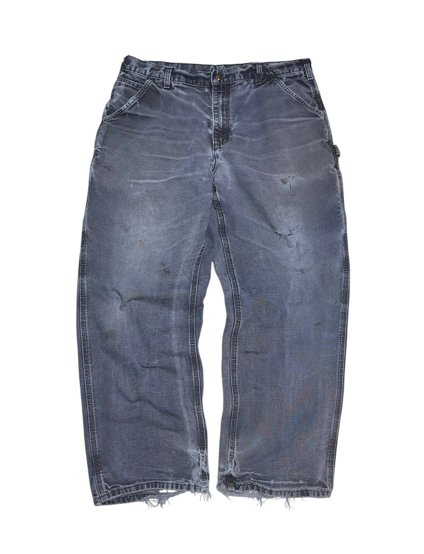 Carhartt Grey Hard Canvas Worker Pants