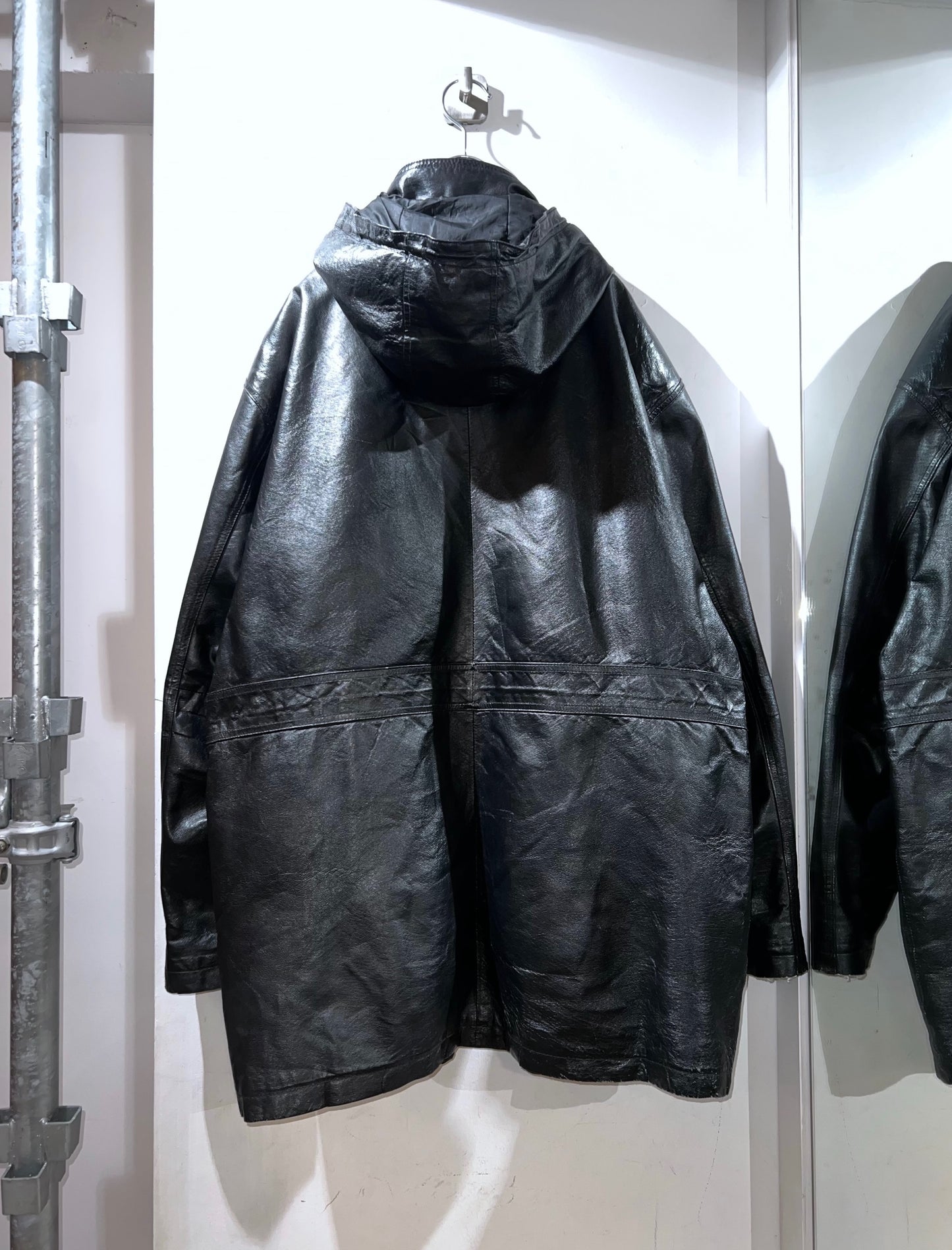 Vintage Phase Two Leather Parka with lining