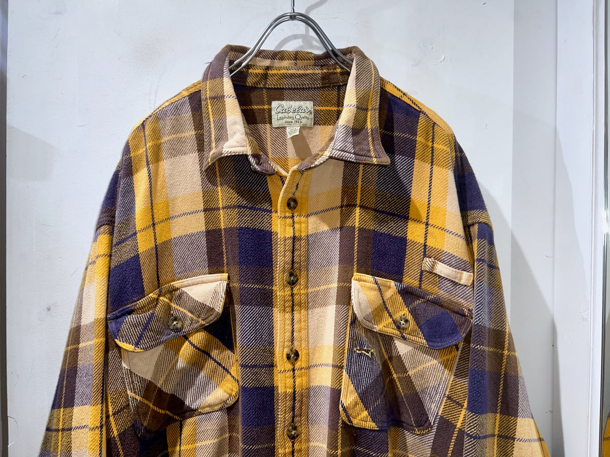 Cabela's  Oversized Heavy Flannel Shirrt
