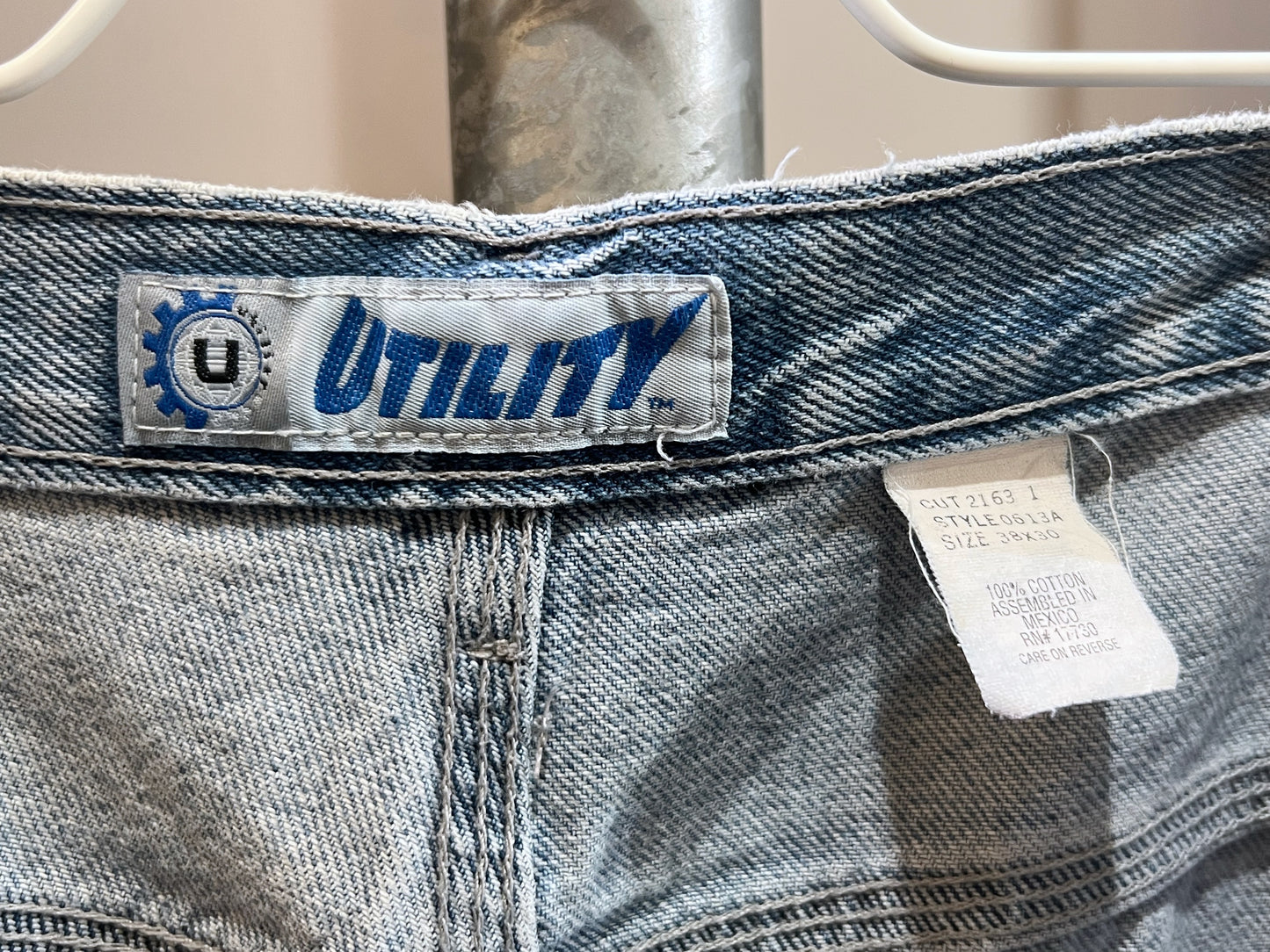 00s UTILITY Wide Denim Painter Pants
