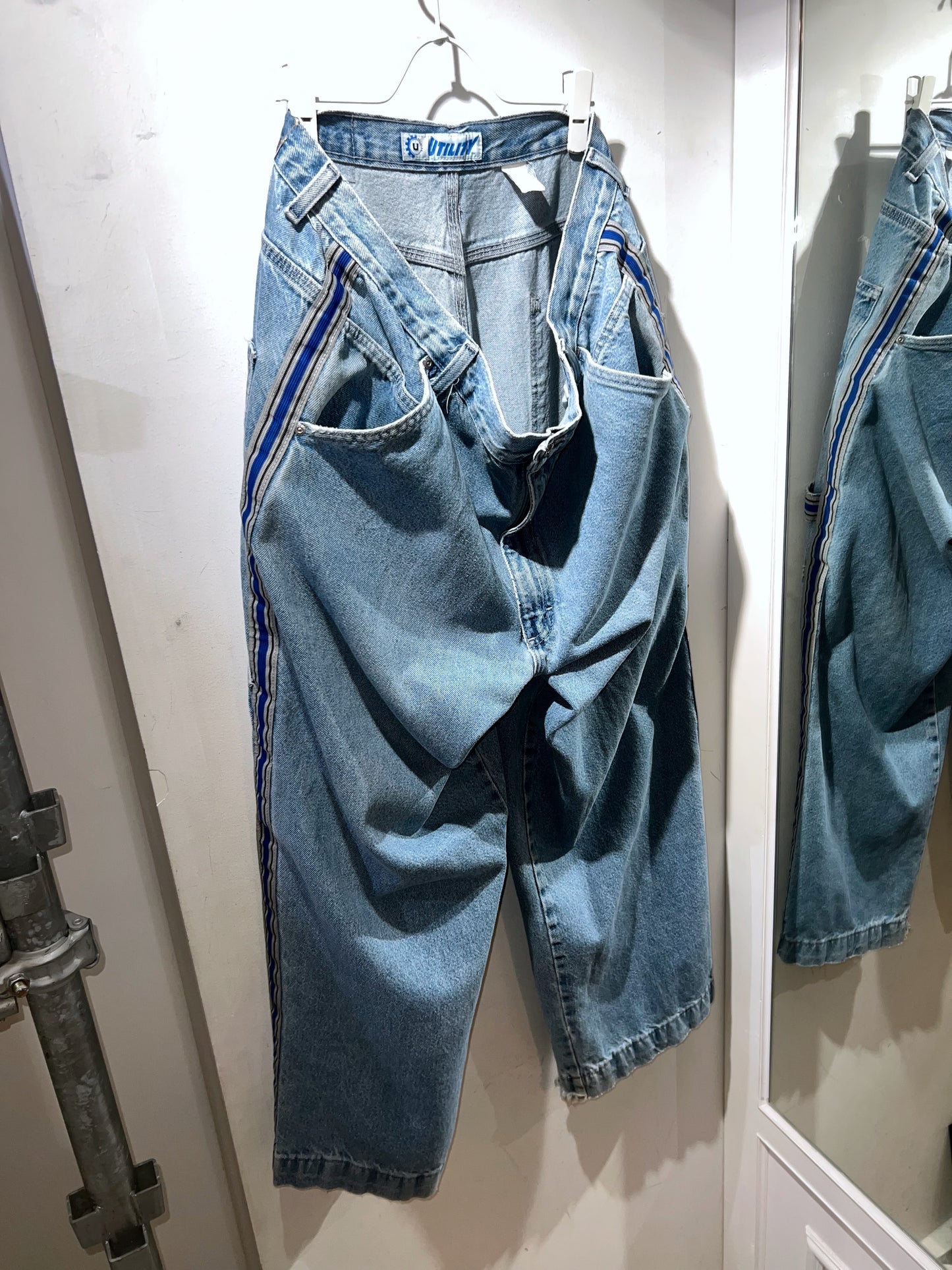 00s UTILITY Wide Denim Painter Pants
