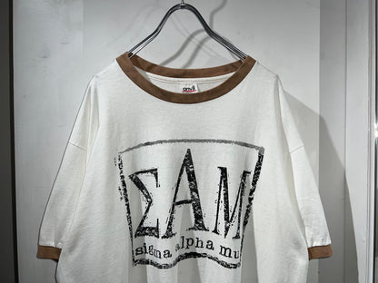90s Vintage ΣΑΜ Ringer T-Shirt