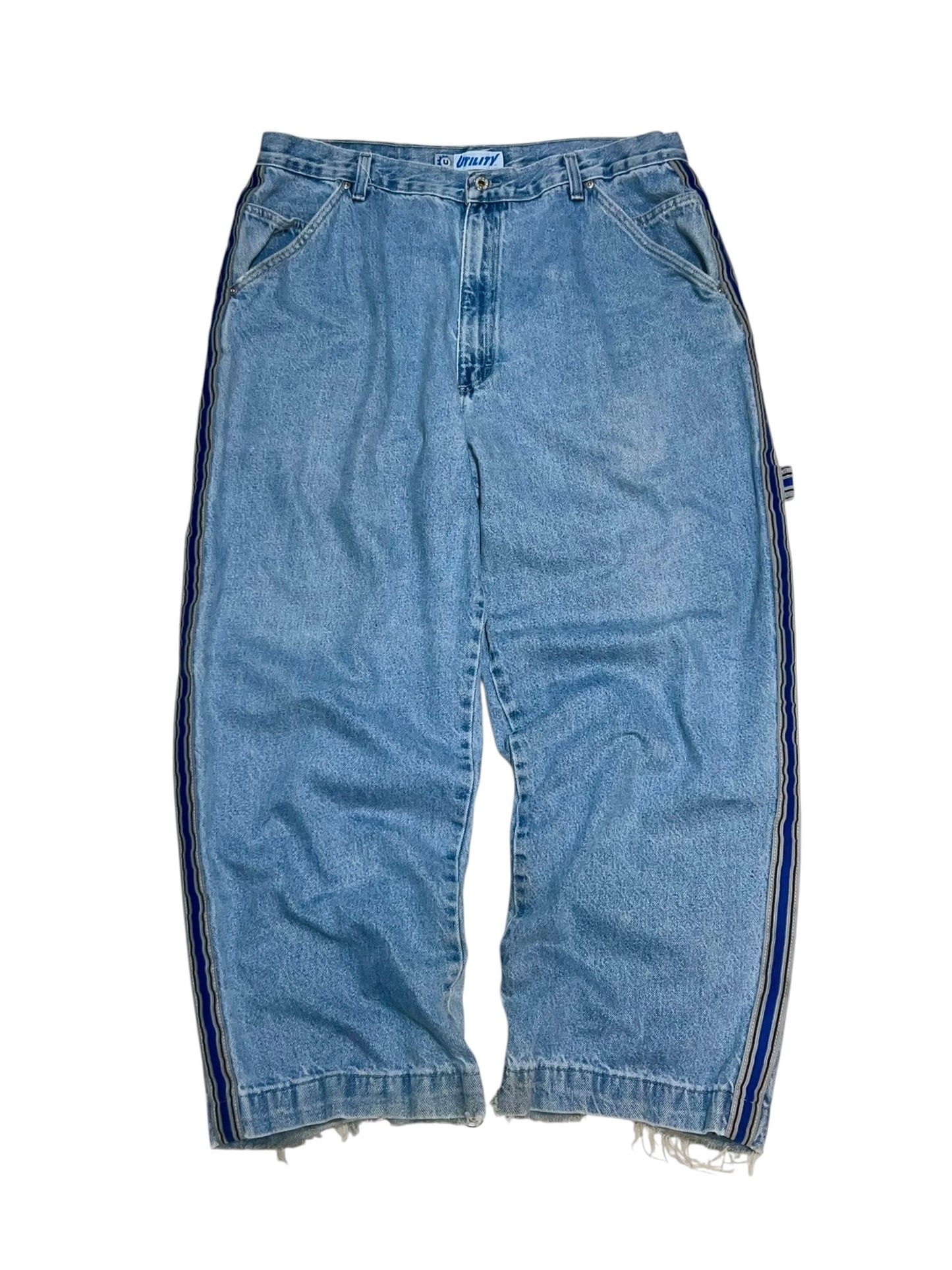 00s UTILITY Wide Denim Painter Pants