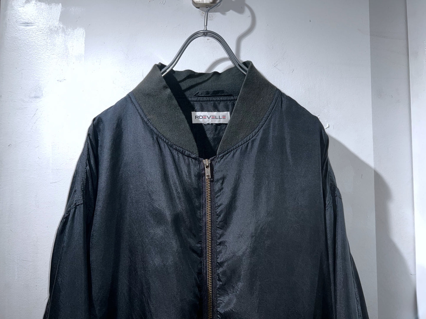 Old ROVELLE Silk Zip-Up Blouson