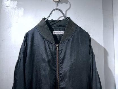 Old ROVELLE Silk Zip-Up Blouson