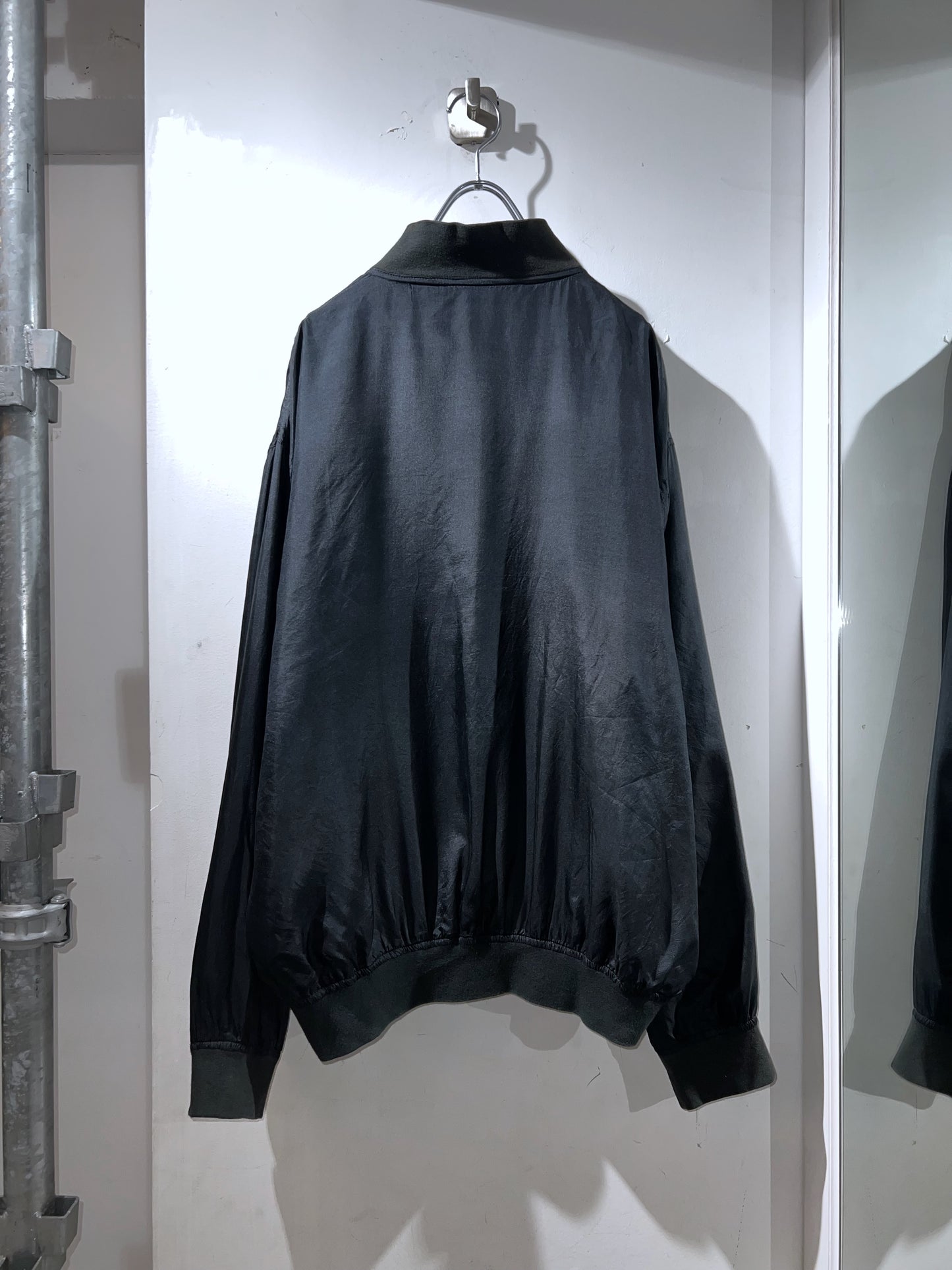 Old ROVELLE Silk Zip-Up Blouson
