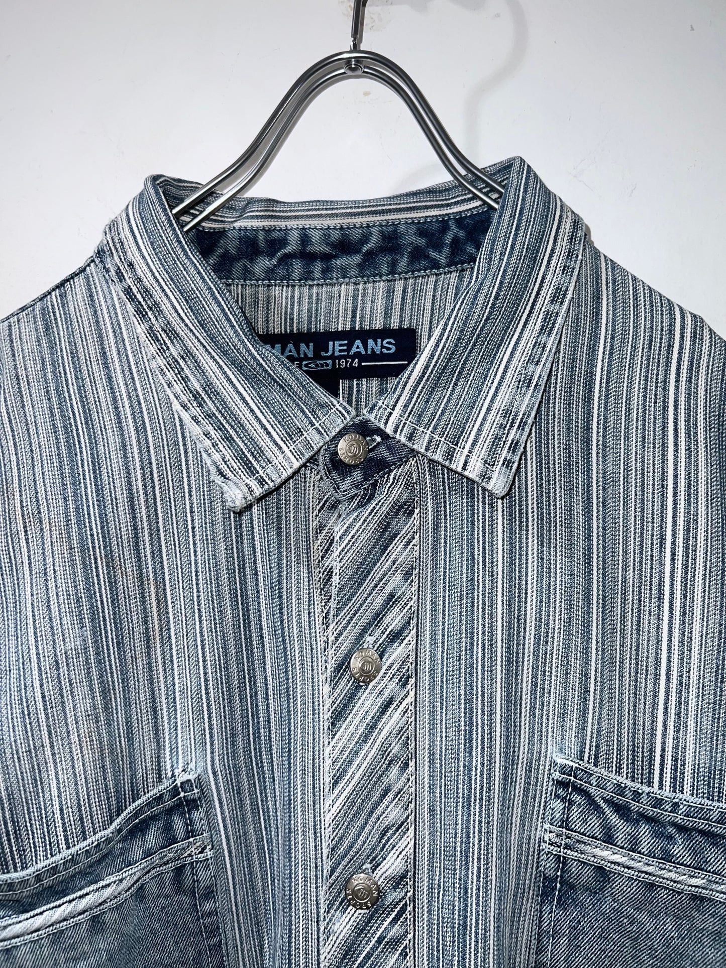 00s Koman Oversized Denim Shirt Jacket