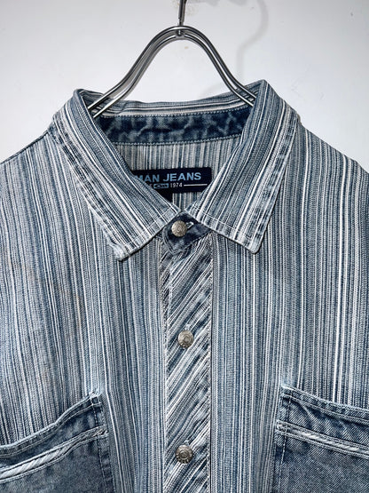 00s Koman Oversized Denim Shirt Jacket