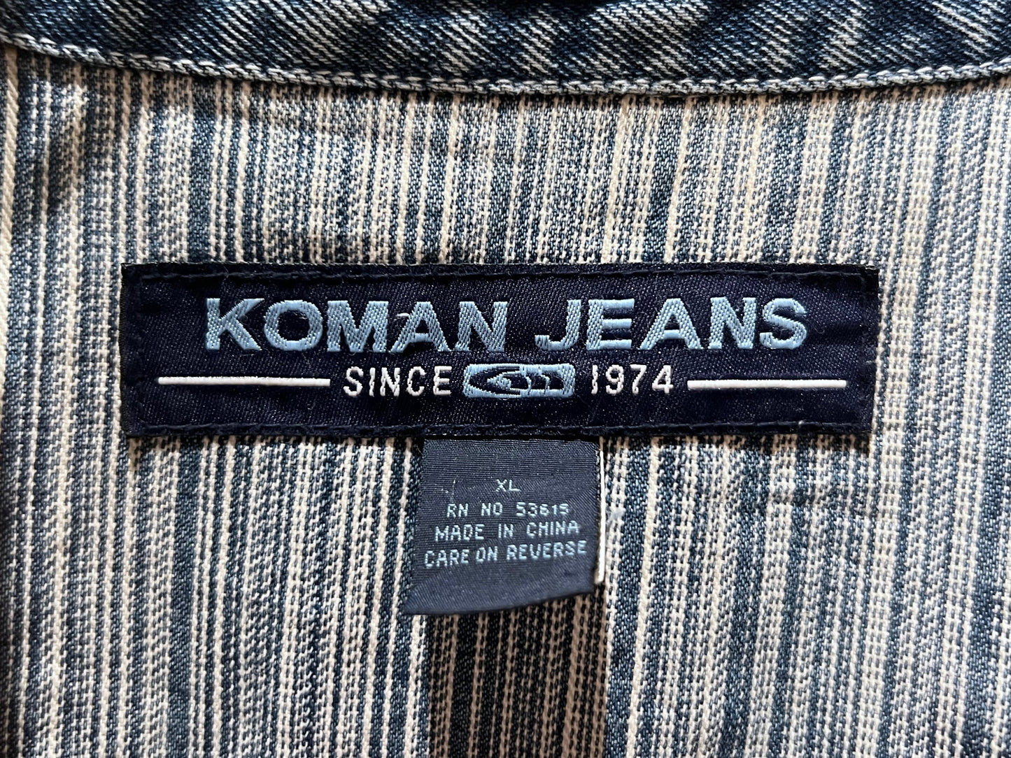 00s Koman Oversized Denim Shirt Jacket