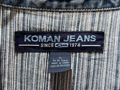 00s Koman Oversized Denim Shirt Jacket