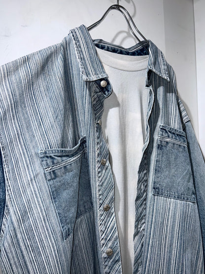 00s Koman Oversized Denim Shirt Jacket