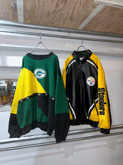 90s Packers Colorblock Sweatshirt