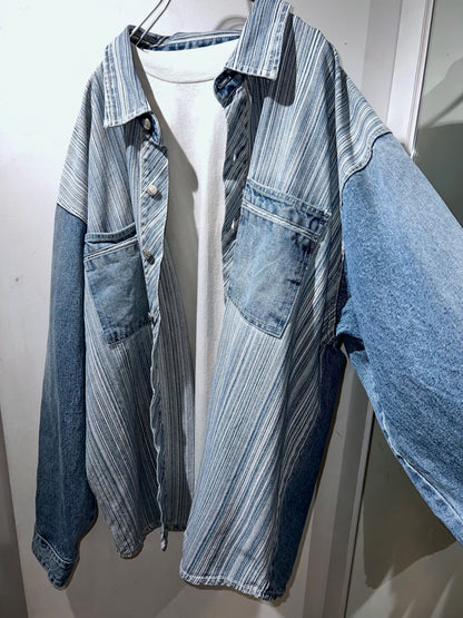 00s Koman Oversized Denim Shirt Jacket