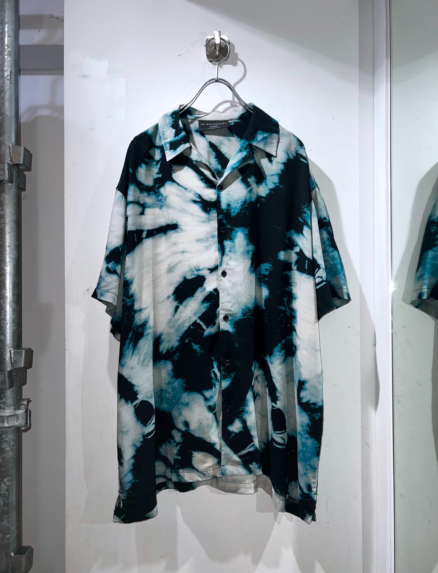 Rayon Open Collar Shirt