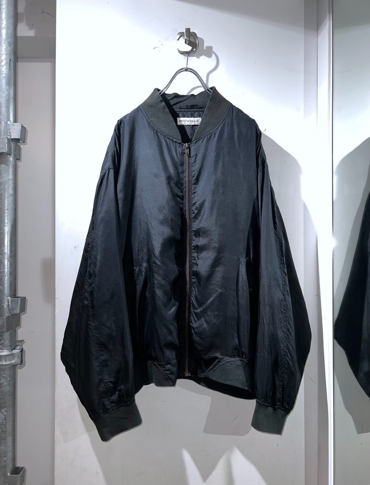 Old ROVELLE Silk Zip-Up Blouson