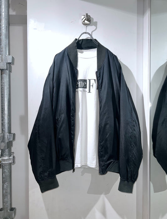 Old ROVELLE Silk Zip-Up Blouson