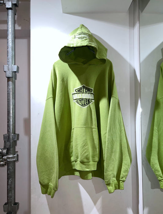 Harley-Davidson Lime Embroidery Hoodie